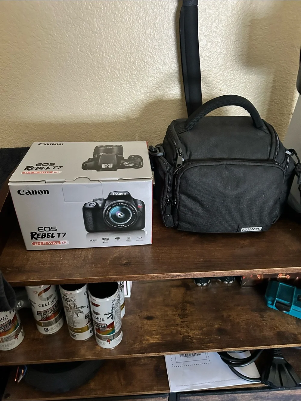 Canon EOS Rebel T7 DSLR Camera Kit - Black